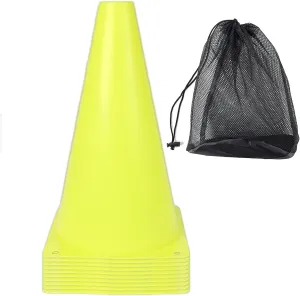 10Pcs Agilitys Cone Football Training Maker Bucket Field Skating Marker Soccer Training Marker Obstacle Cone