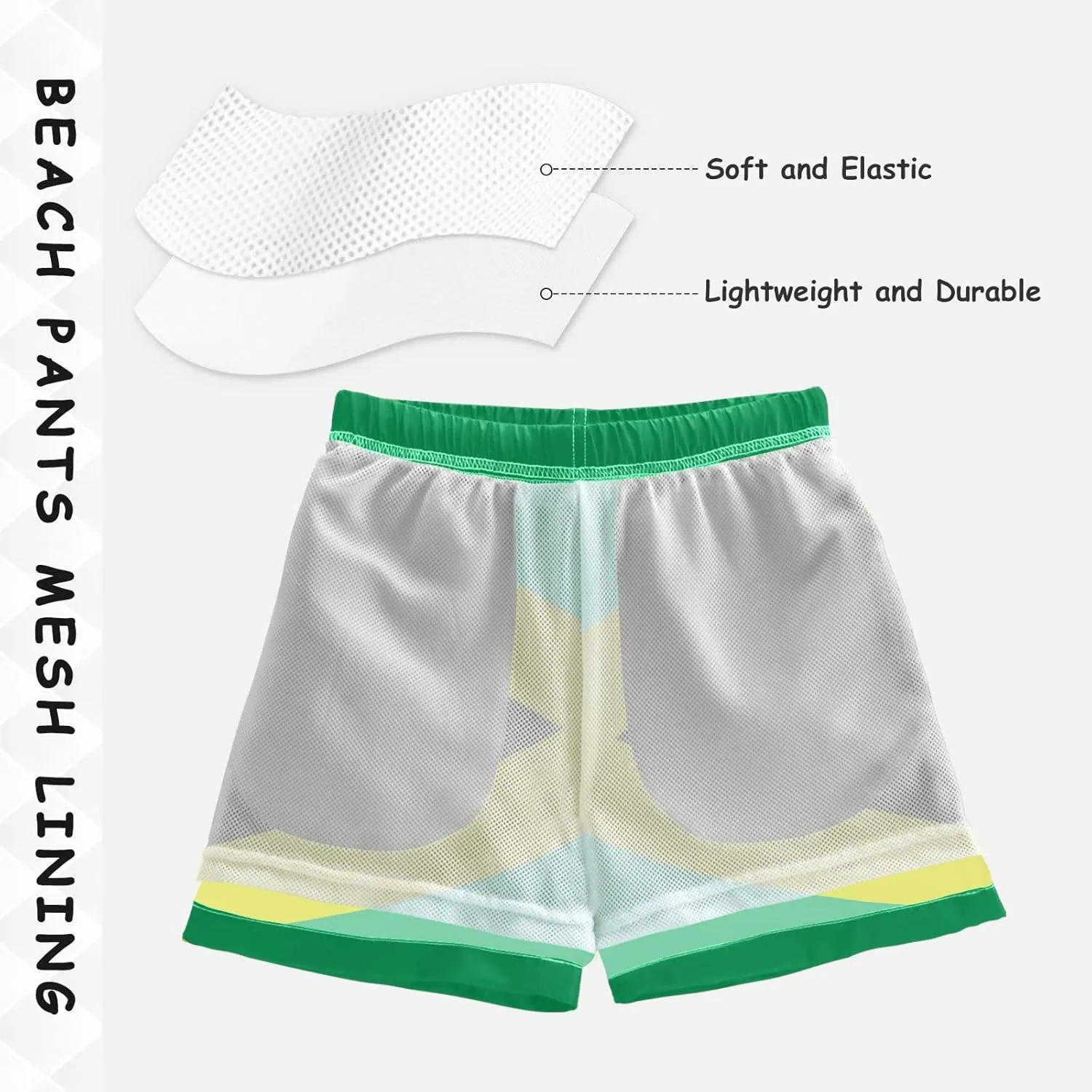 Aflyko Boys' Board Shorts Flag Patriot Bathing Suit Girls Beach Swimwear Quick Dry All Day Shorts