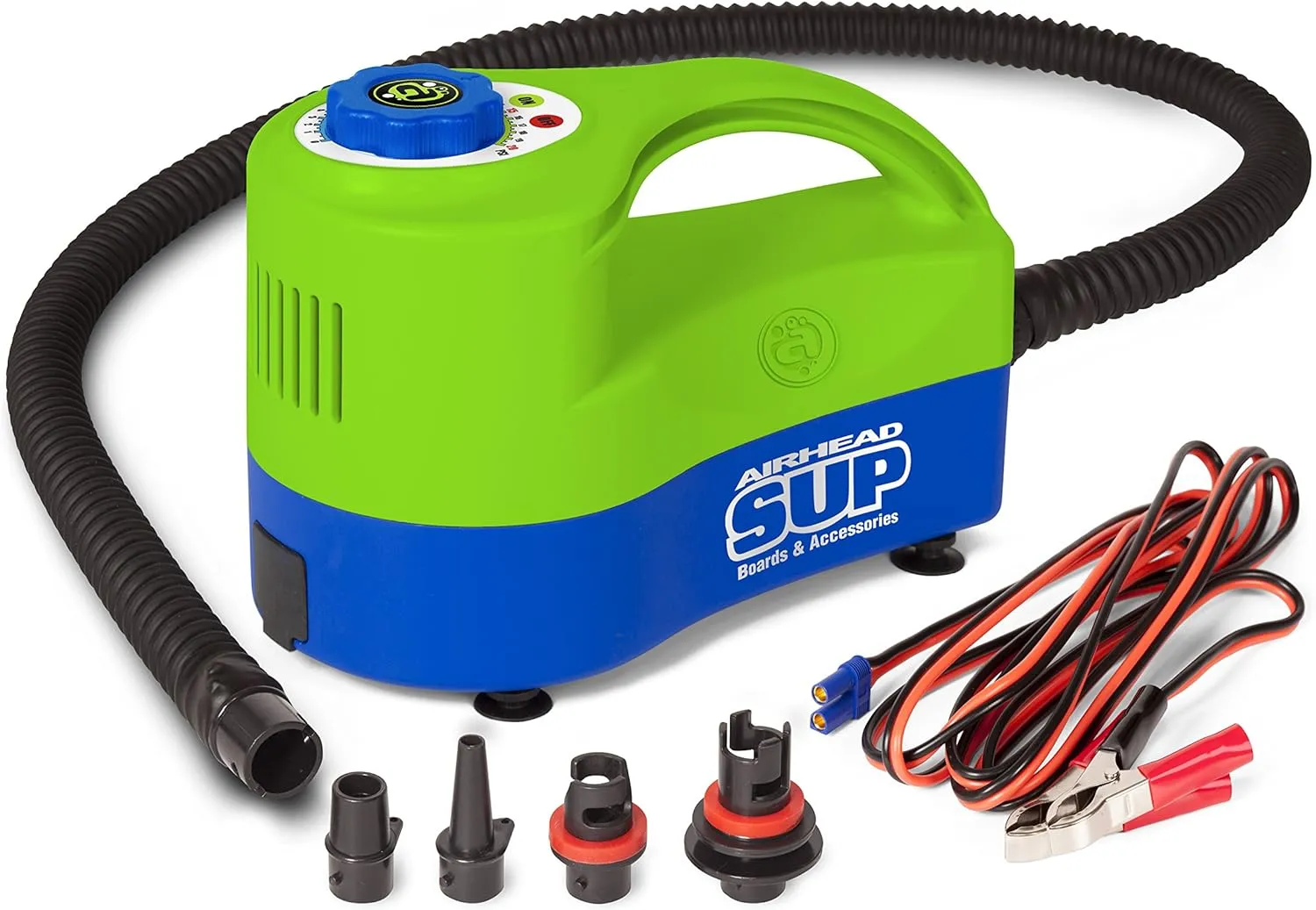 Airhead SUP Velocity Pump, 12v, Blue, Green, Black (AHSUP-A029)