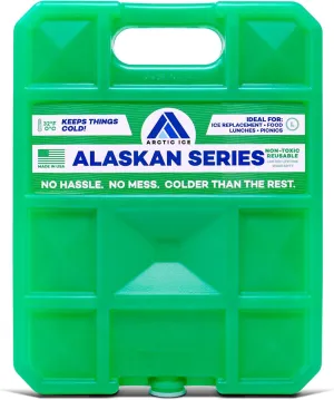 Arctic Ice Alaskan Series Long Lasting Reusable Ice Pack - Freezes at 32 Fahrenheit - Keeps Food & Drinks Cool Without The Risk of Freezing