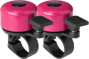 Bike Bell 2 Pack with Loud Melodious Sound Classic Mini Bicycle Bell for Kids Adults Bike Horn for Road, Mountain Bike for Scooter, MTB, BMX