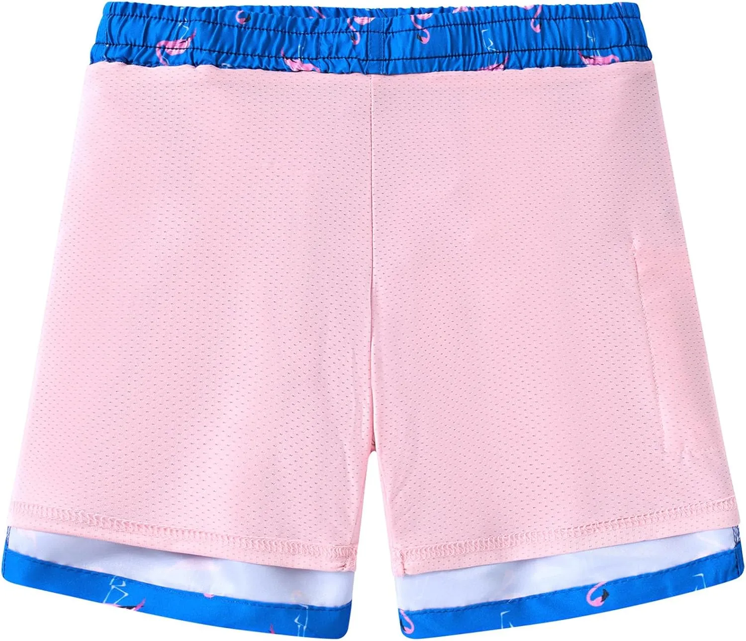Boys Swim Trunks with Compression Liner Toddler Boys Swim Shorts Boxer Brief Board Shorts Swimming Set 5-18T