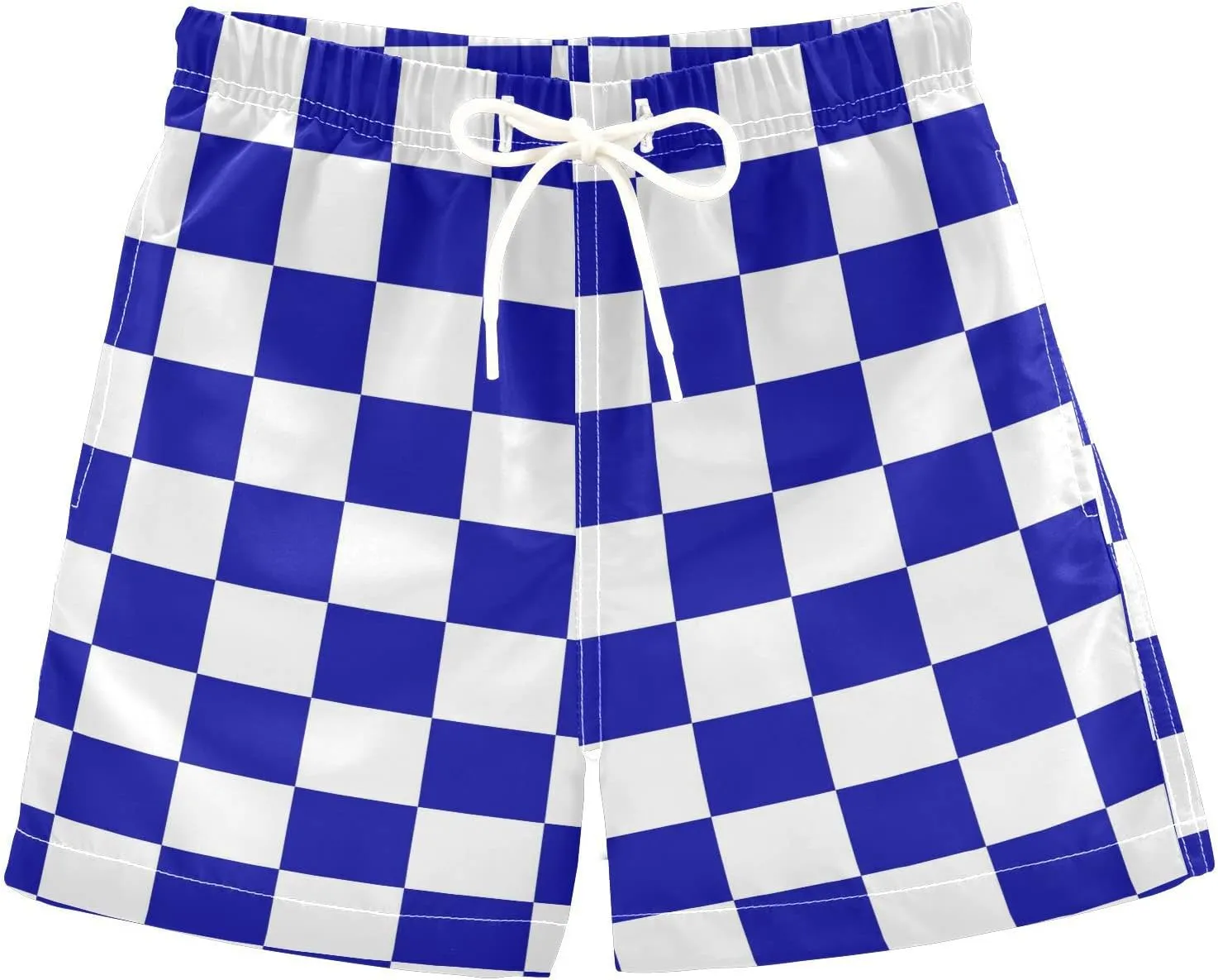 Buffalo Check Plaid Boys Swim Trunks Checkerboard Toddler Beach Board Shorts Summer Bathing Suit 2T