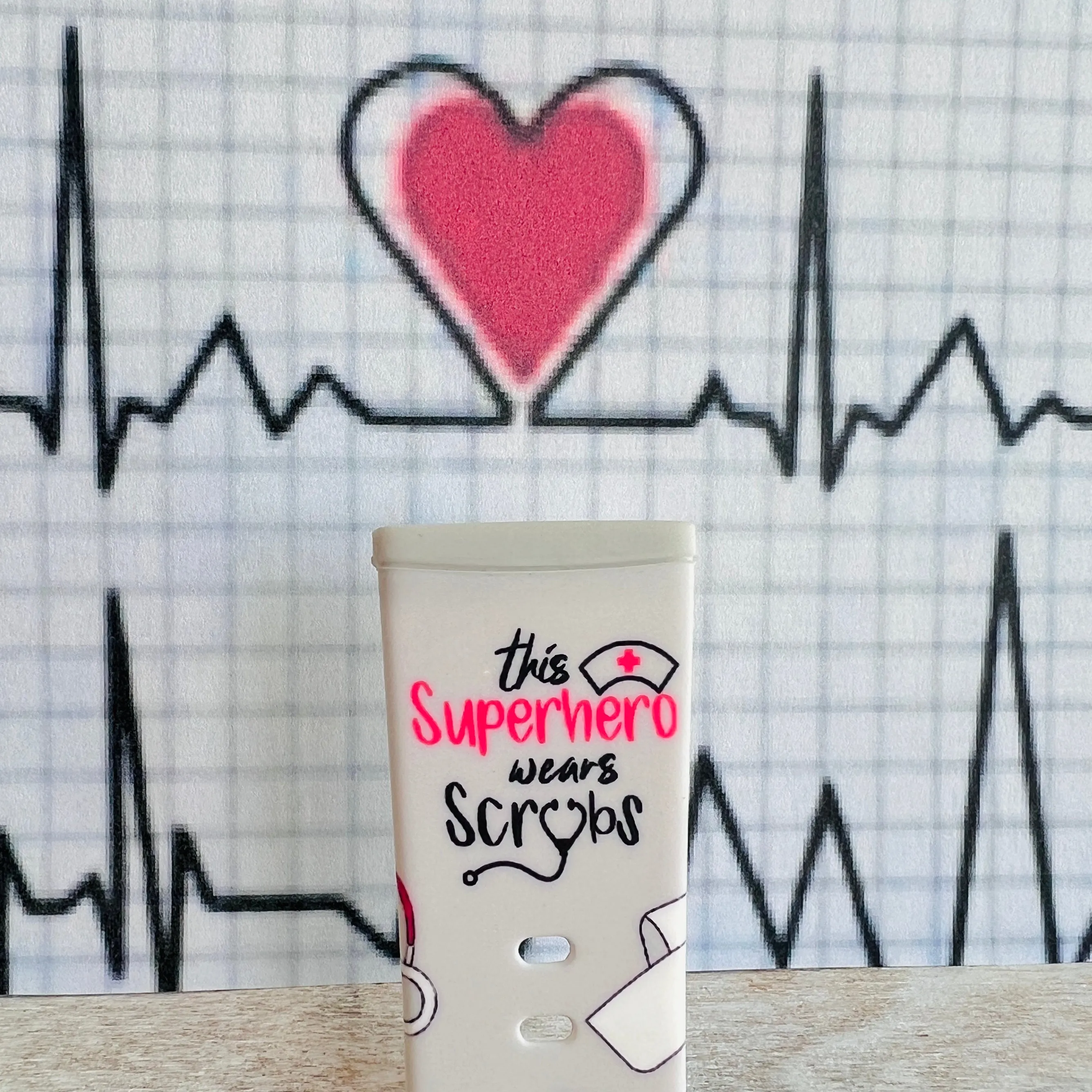 Fancy Scrubs Print Silicone Band For Fitbit Versa 3/4/Sense
