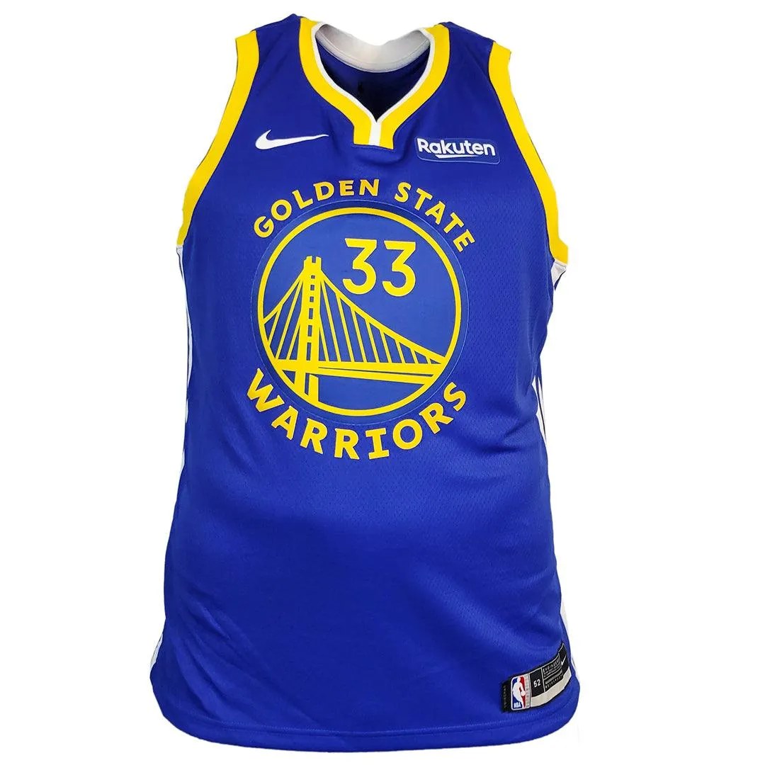 James Wiseman Signed 2020 #2 Pick Inscription Warriors Nike Jersey (Beckett)