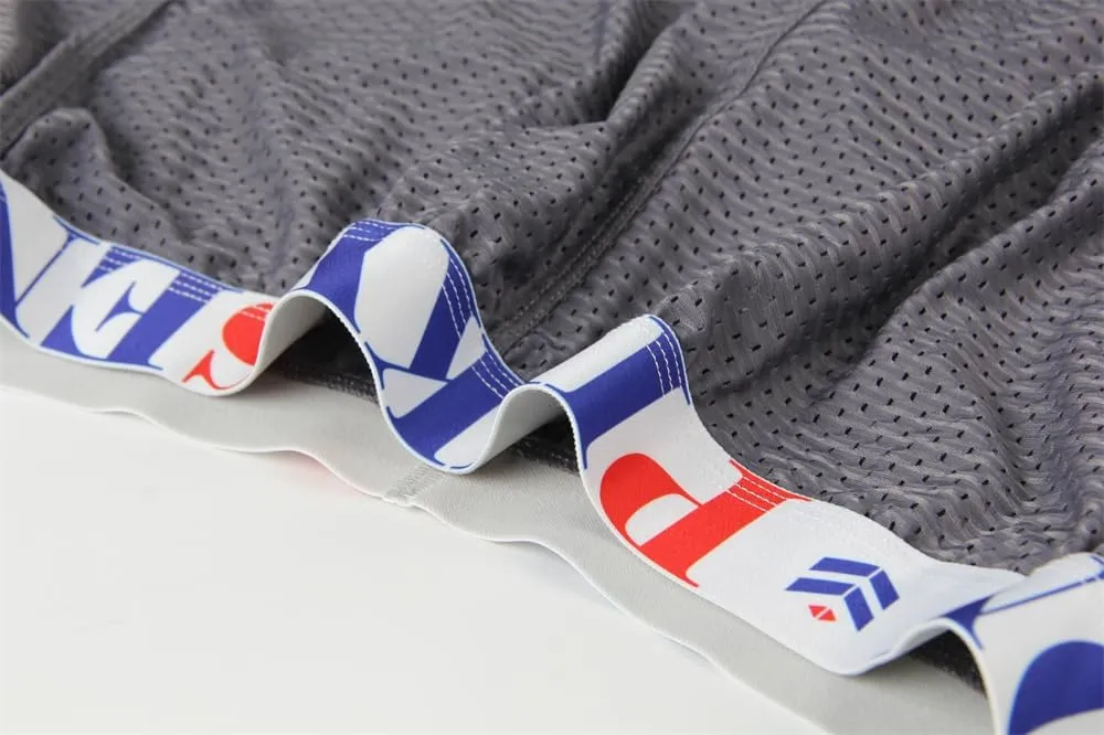 Men's Split Side Running Shorts Board Boxers Underwear Sleep Shorts