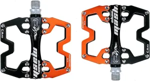 Mountain Bike MTB Pedals Parallel Bicycle Road Pedal 9/16 Inch Ultra-Light Flat Aluminum Alloy Sealed Bearing with Anti-Skid 1 Pair