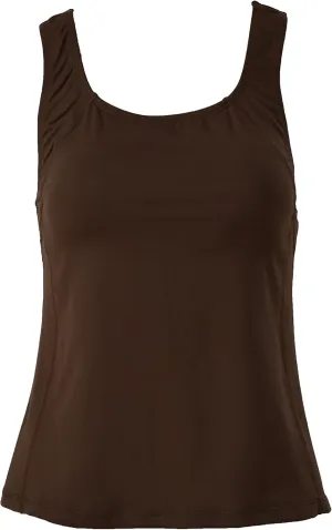 Private Island Hawaii Women UPF50  Tankini Bathing Swimsuits Sleeveless Tank Bra Top Swim Rash Guard (RTY)