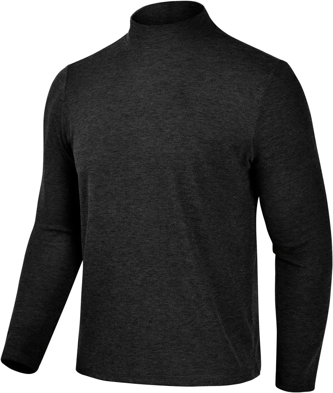 Zengjo Mock Turtleneck Thermal Undershirt Mens Long Sleeve Baselayer Shirts